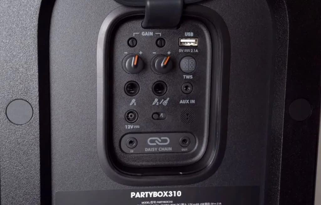 روش های اتصال اسپیکر JBL PartyBox 310